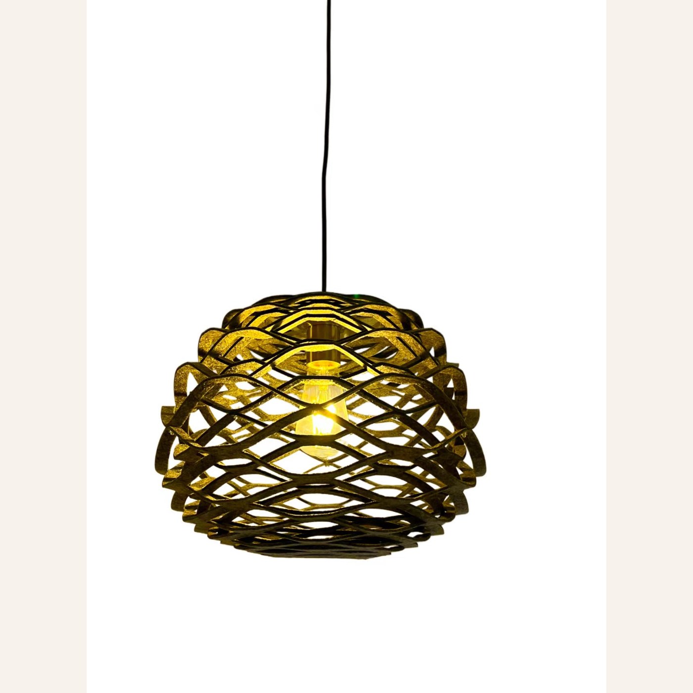 Wavy Openwork Pendant Light